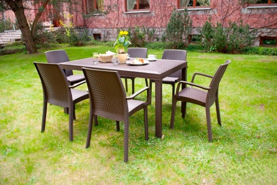 Стол B:rattan Houston 1500*900мм, коричневый - 2