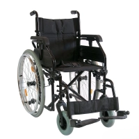 Кресло-коляска механическая FS908AQ (литые колеса), 46 см